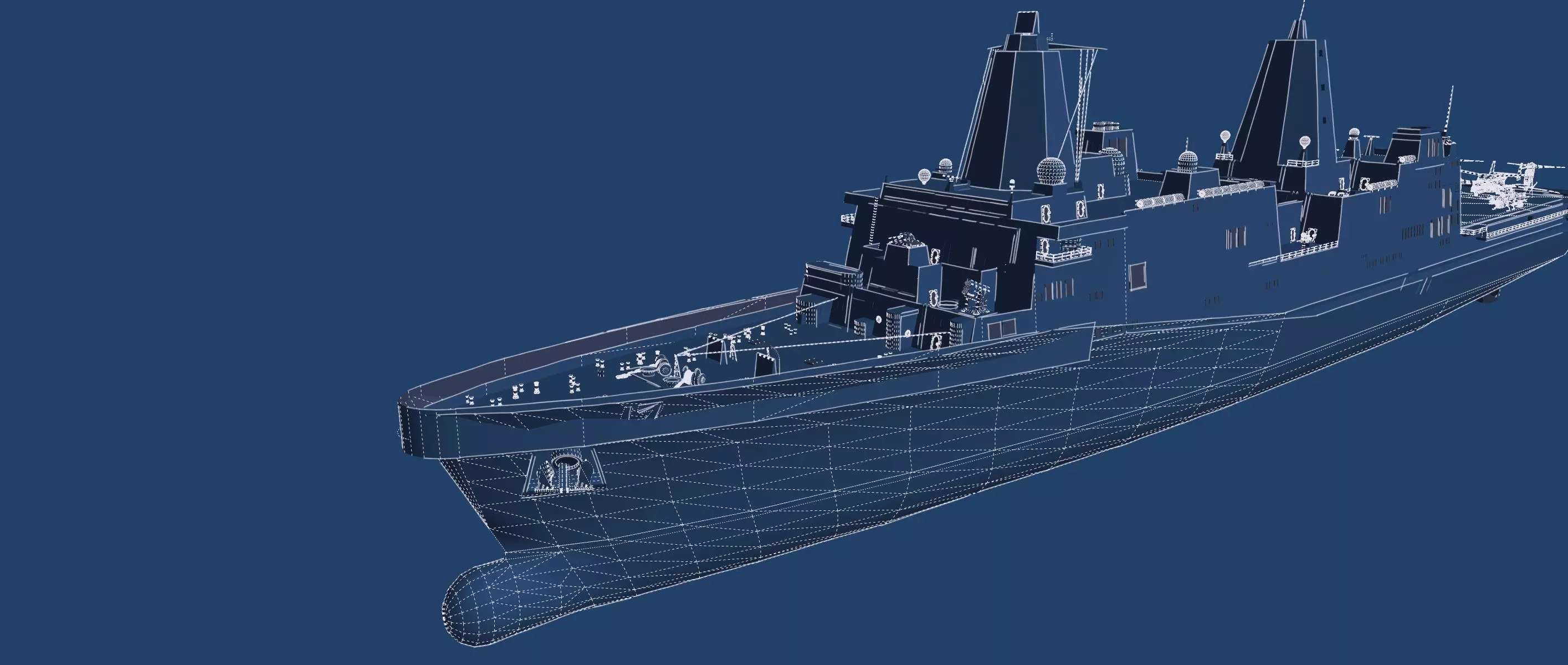 SAN ANTONIO CLASS DESTROYER 3D model_50
