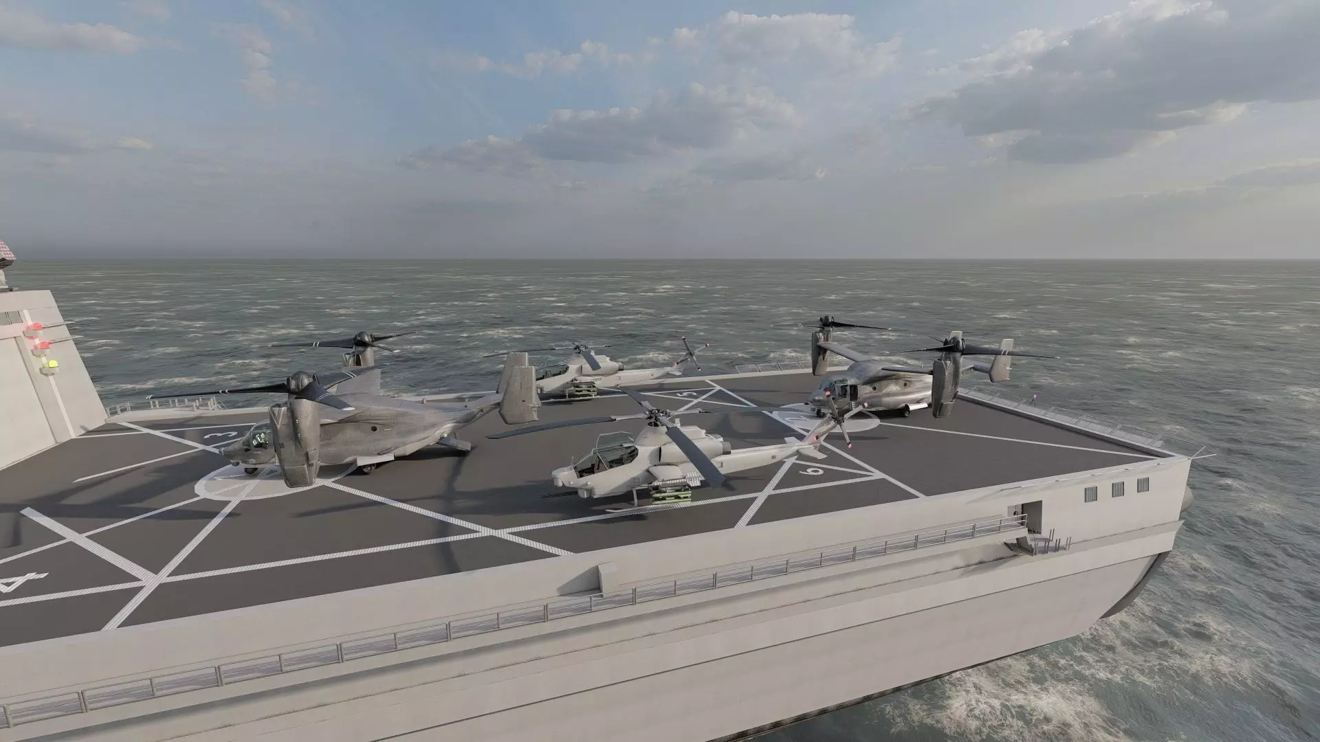 SAN ANTONIO CLASS DESTROYER 3D model_13