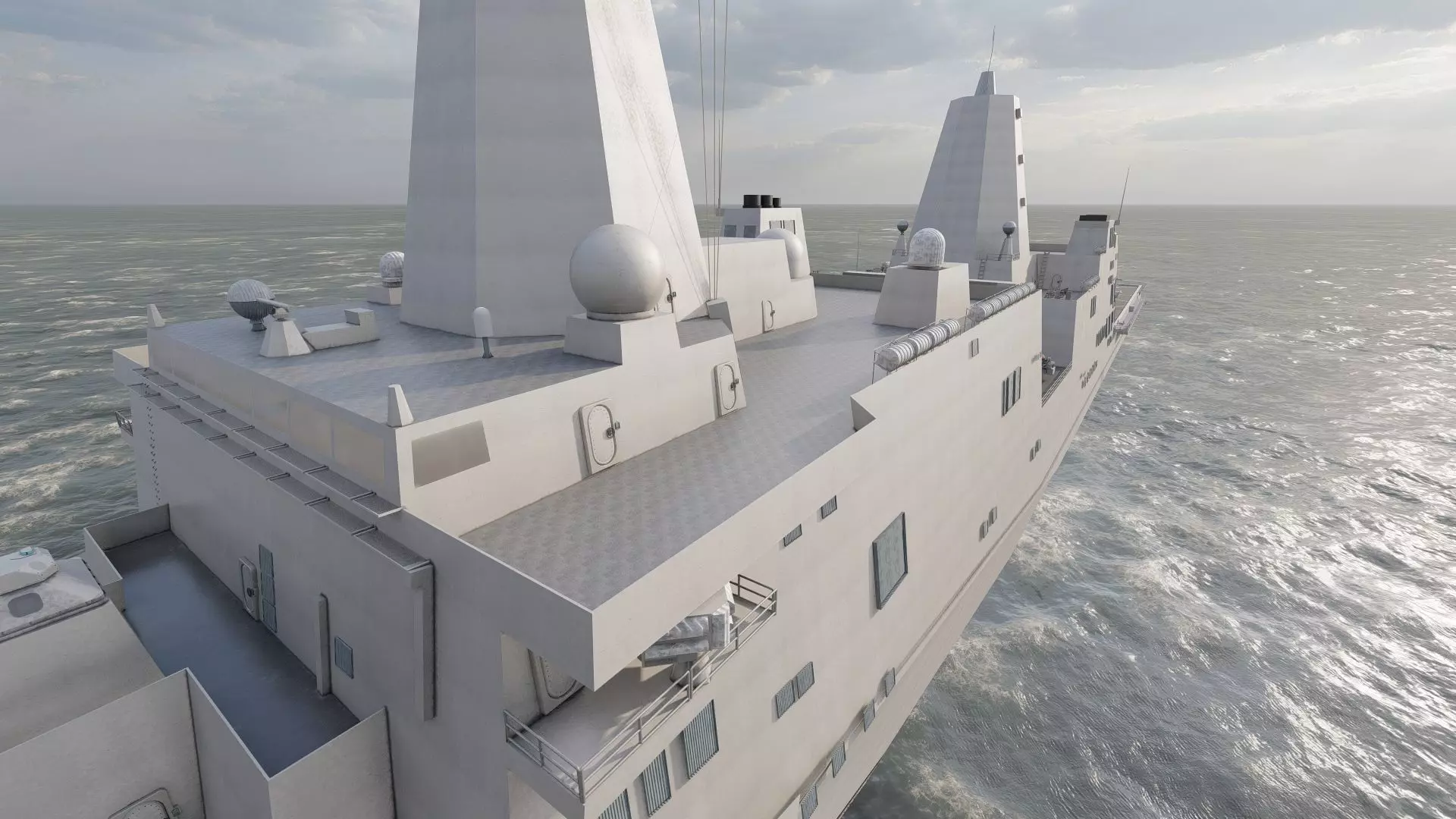 SAN ANTONIO CLASS DESTROYER 3D model_25