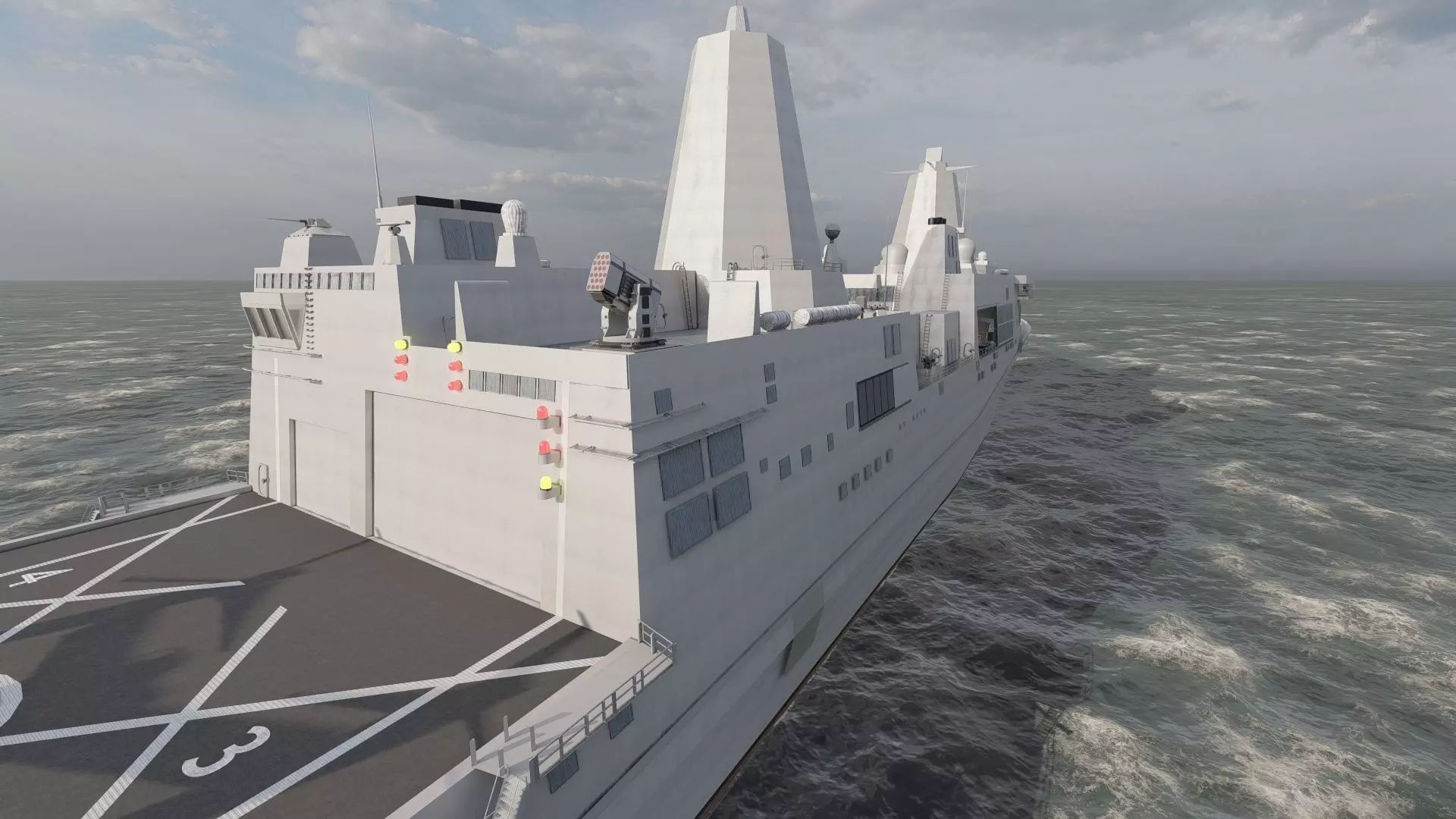 SAN ANTONIO CLASS DESTROYER 3D model_16