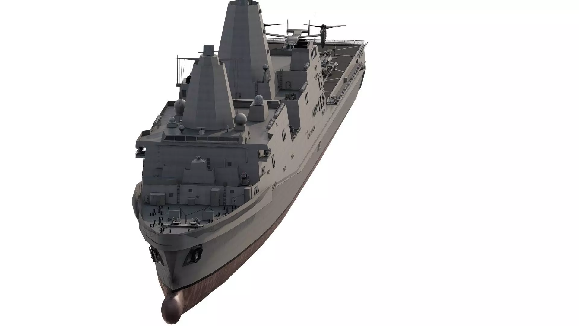 SAN ANTONIO CLASS DESTROYER 3D model_1