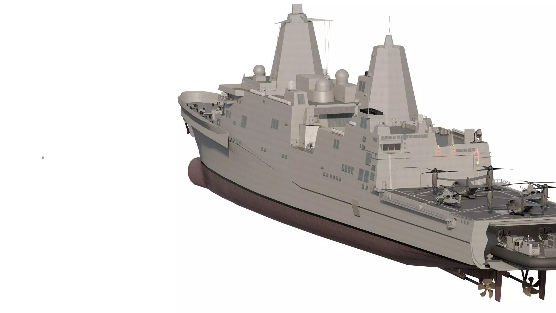 SAN ANTONIO CLASS DESTROYER 3D model_6