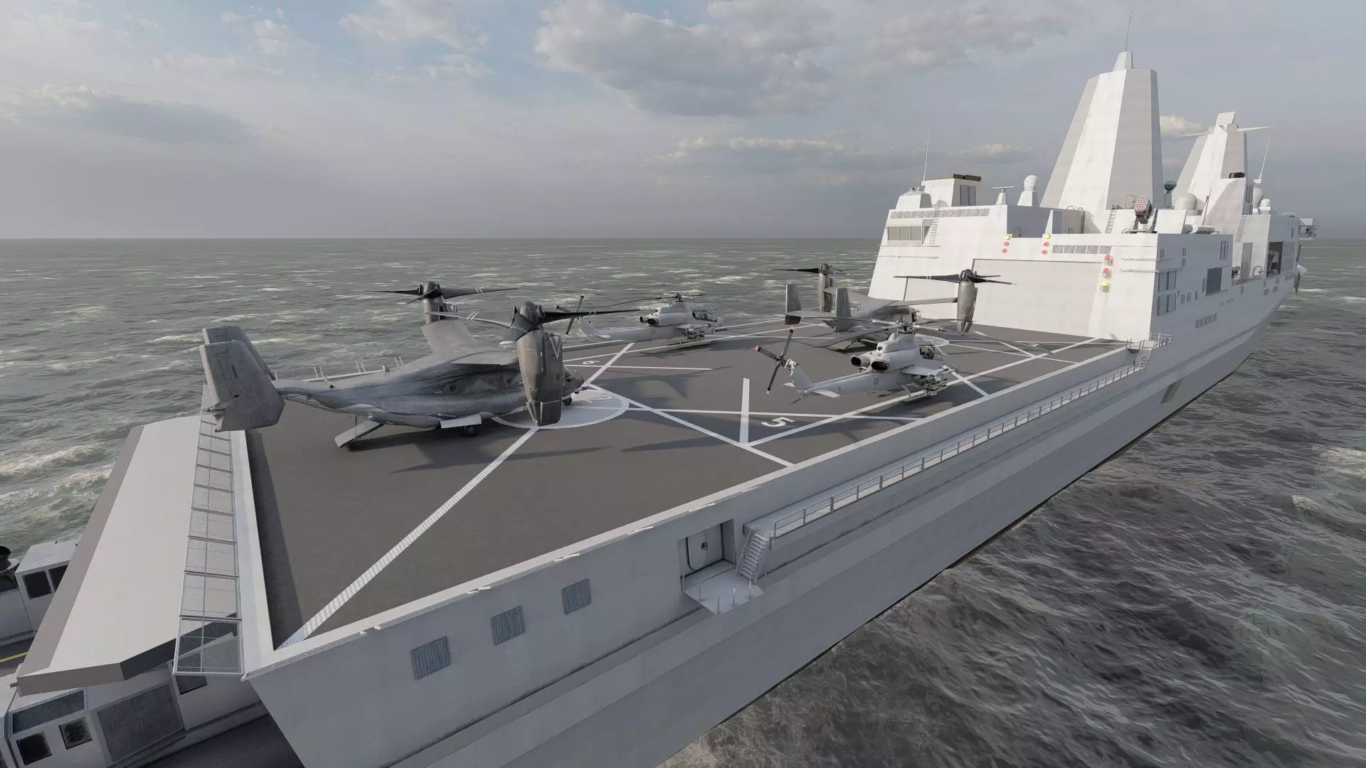 SAN ANTONIO CLASS DESTROYER 3D model_15