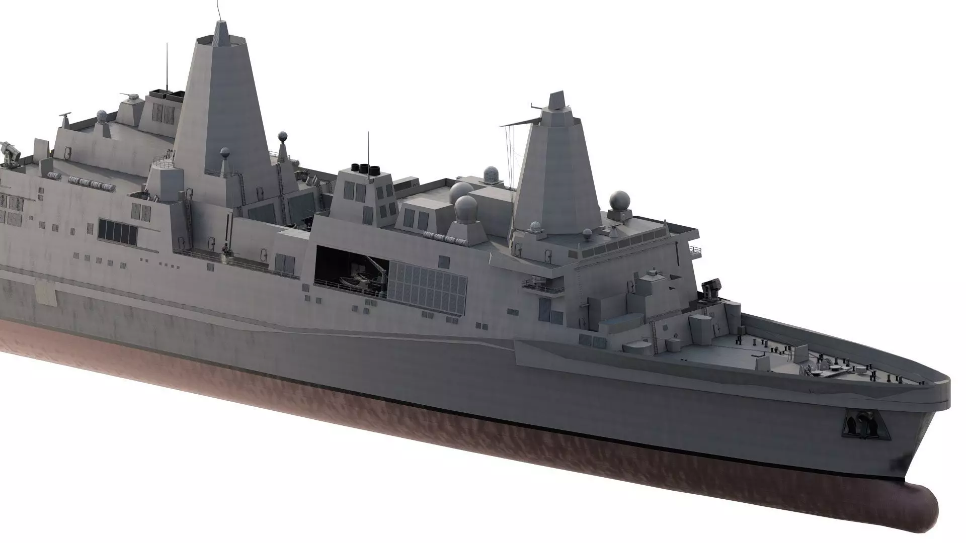 SAN ANTONIO CLASS DESTROYER 3D model_3