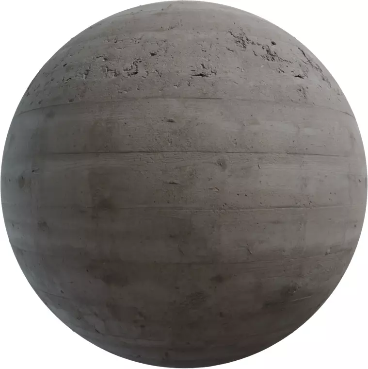 PBR Board Formed Concrete Texture_0