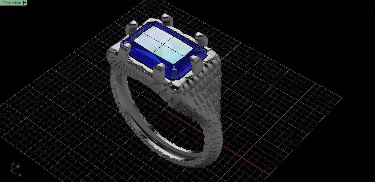 Knight Ring Jewelry model - for Him and Her 3D print model_25
