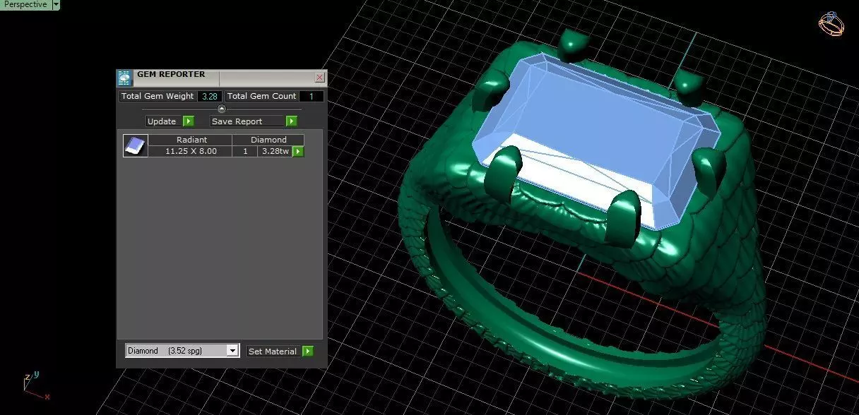 Knight Ring Jewelry model - for Him and Her 3D print model_7