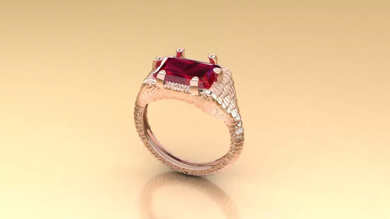 Knight Ring Jewelry model - for Him and Her 3D print model_21