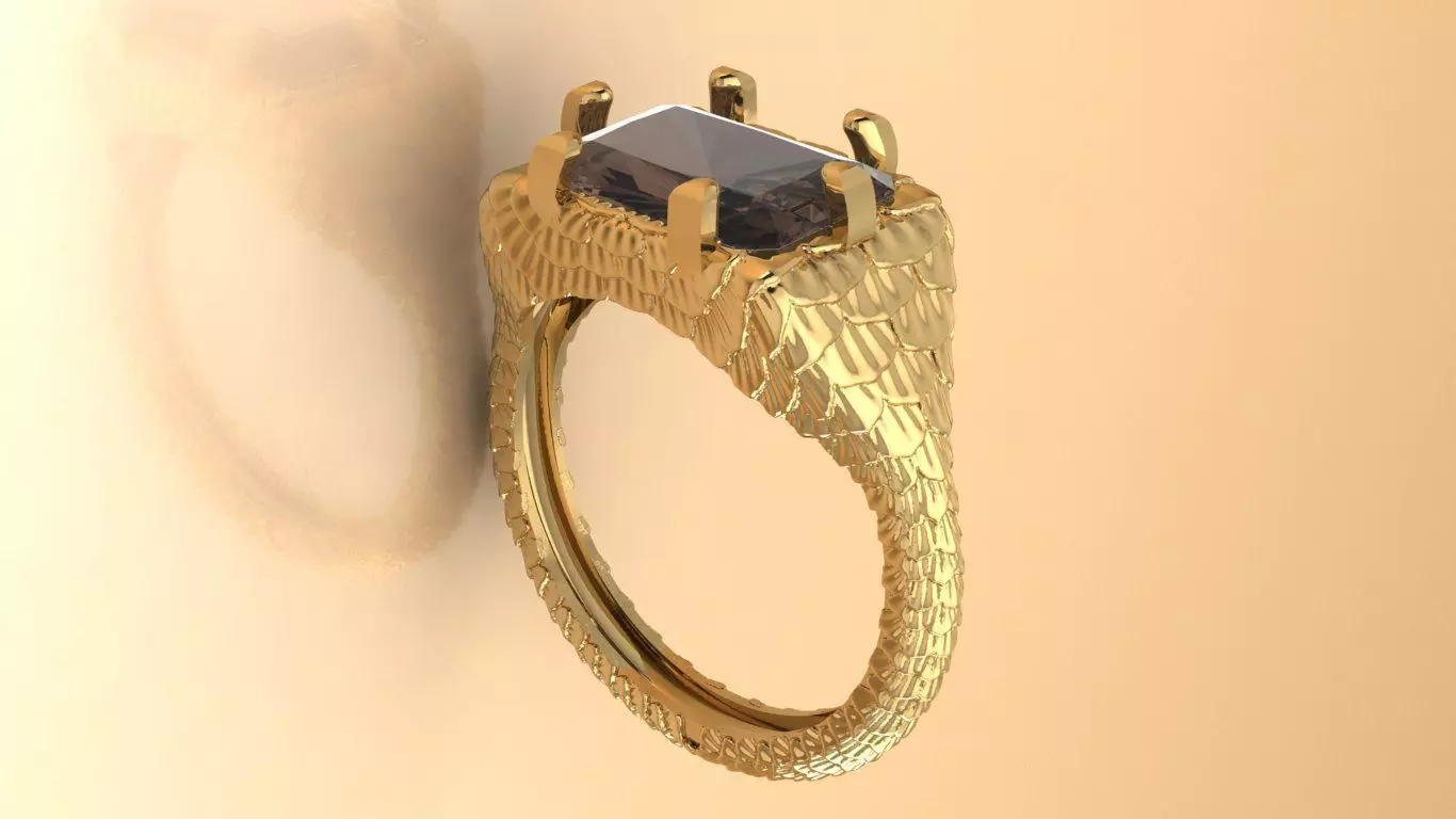 Knight Ring Jewelry model - for Him and Her 3D print model_17