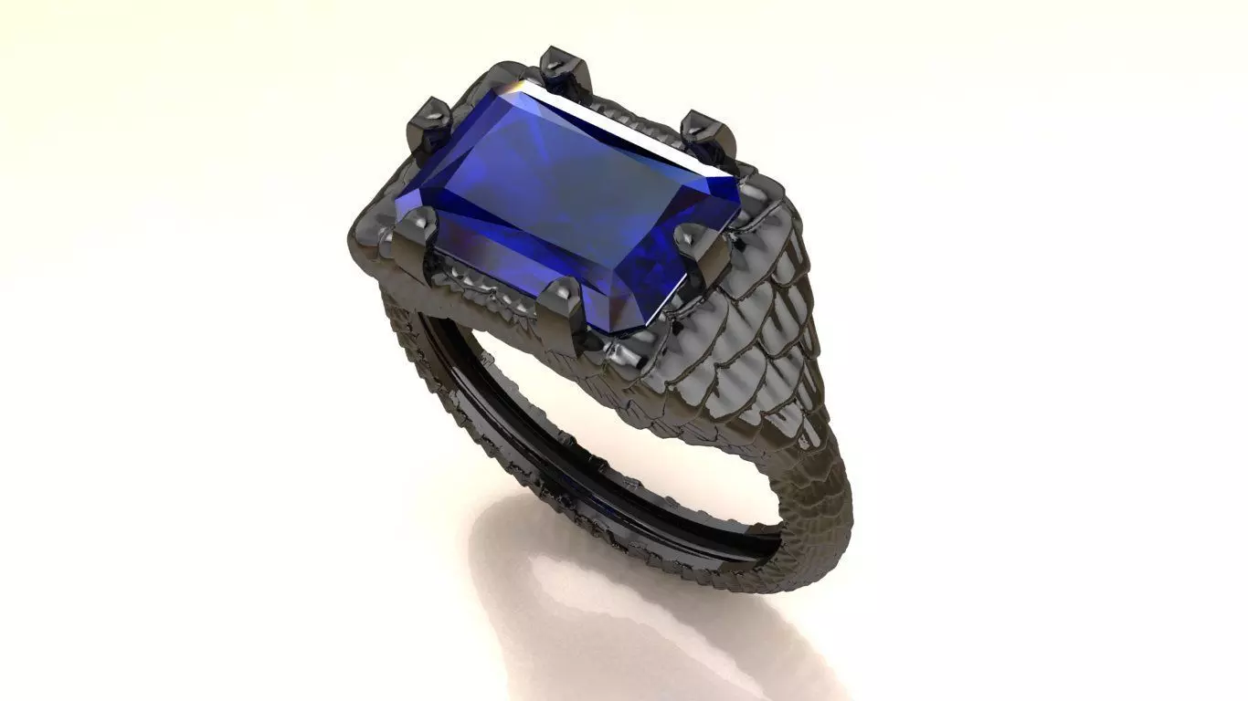 Knight Ring Jewelry model - for Him and Her 3D print model_15