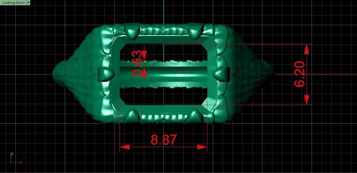 Knight Ring Jewelry model - for Him and Her 3D print model_13