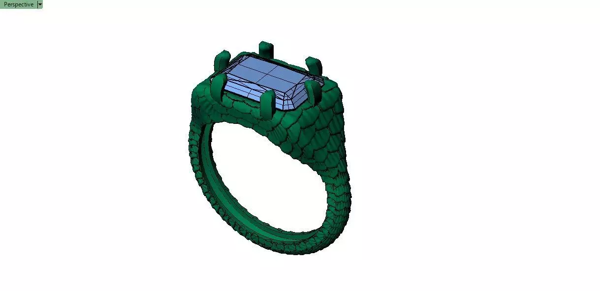 Knight Ring Jewelry model - for Him and Her 3D print model_22