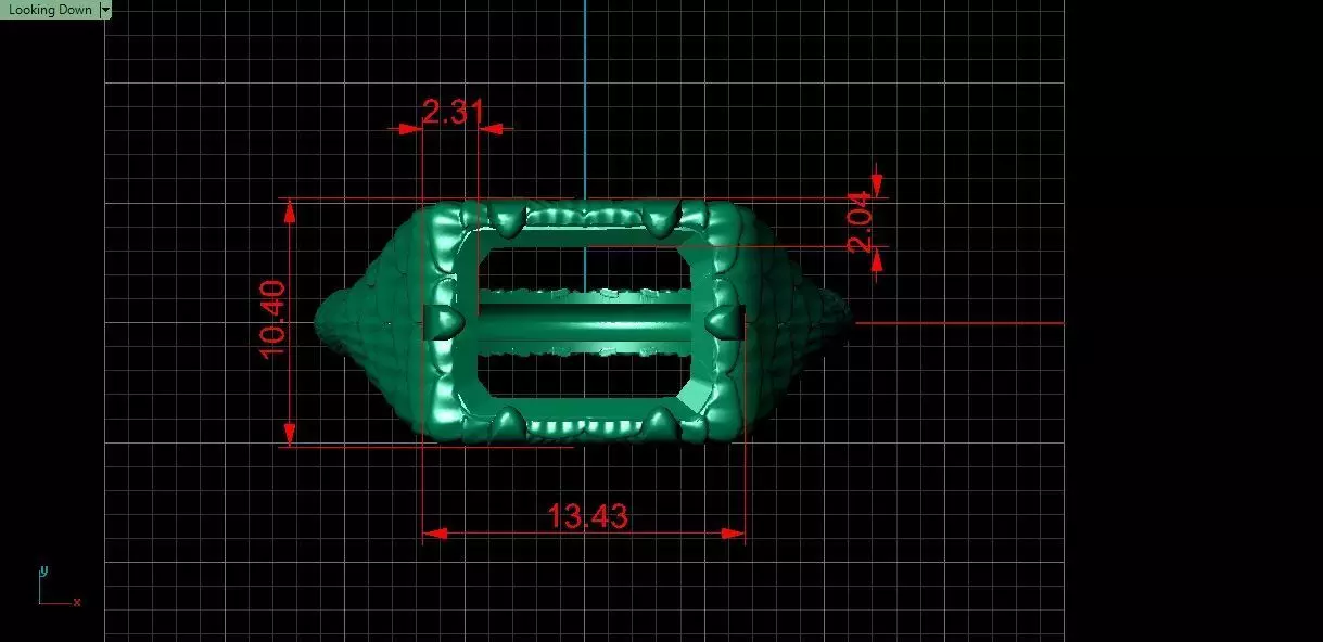 Knight Ring Jewelry model - for Him and Her 3D print model_12