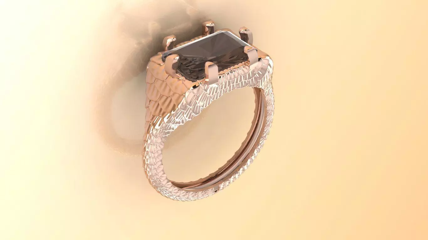 Knight Ring Jewelry model - for Him and Her 3D print model_20