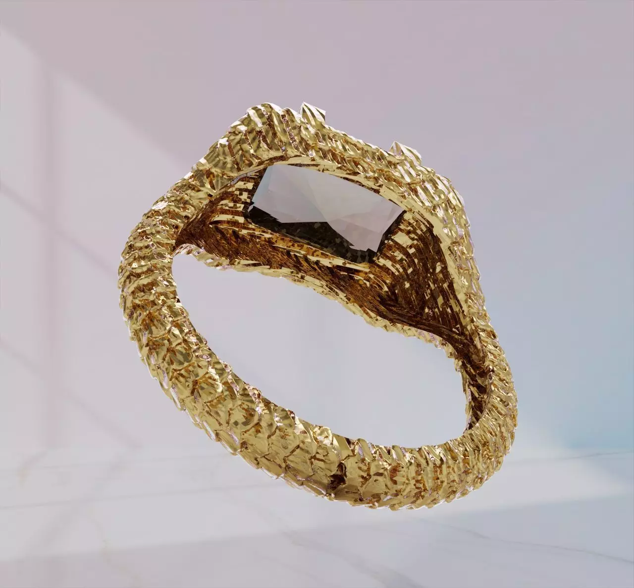 Knight Ring Jewelry model - for Him and Her 3D print model_29