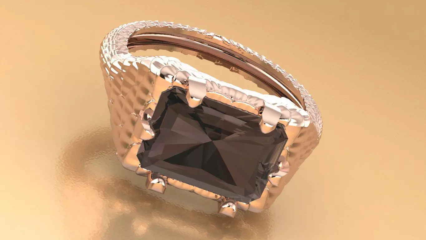 Knight Ring Jewelry model - for Him and Her 3D print model_2