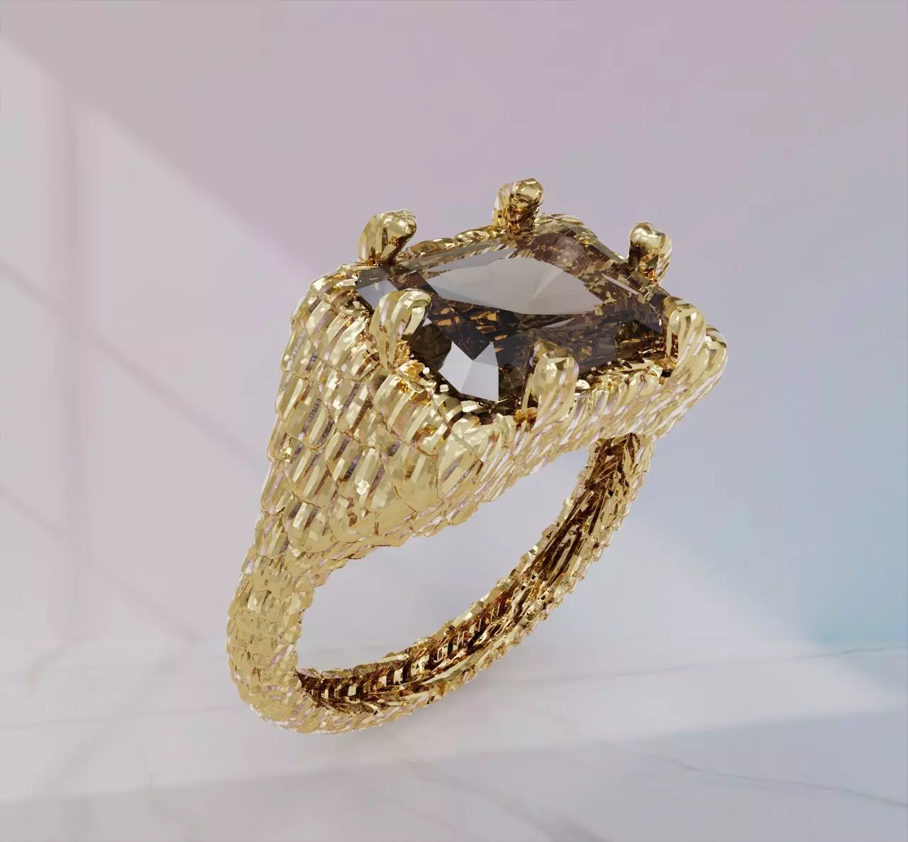 Knight Ring Jewelry model - for Him and Her 3D print model_0