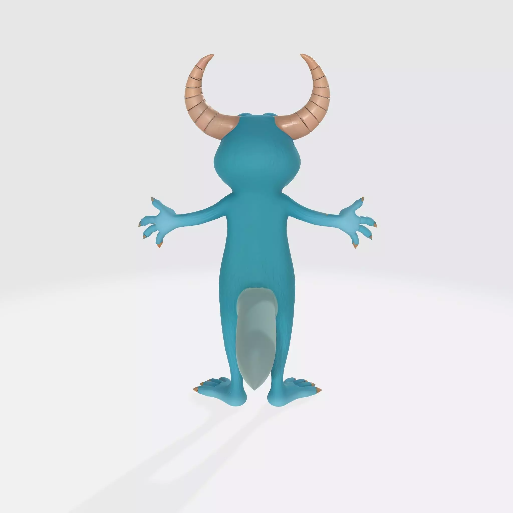 Monster Character 33 Low-poly 3D model_2
