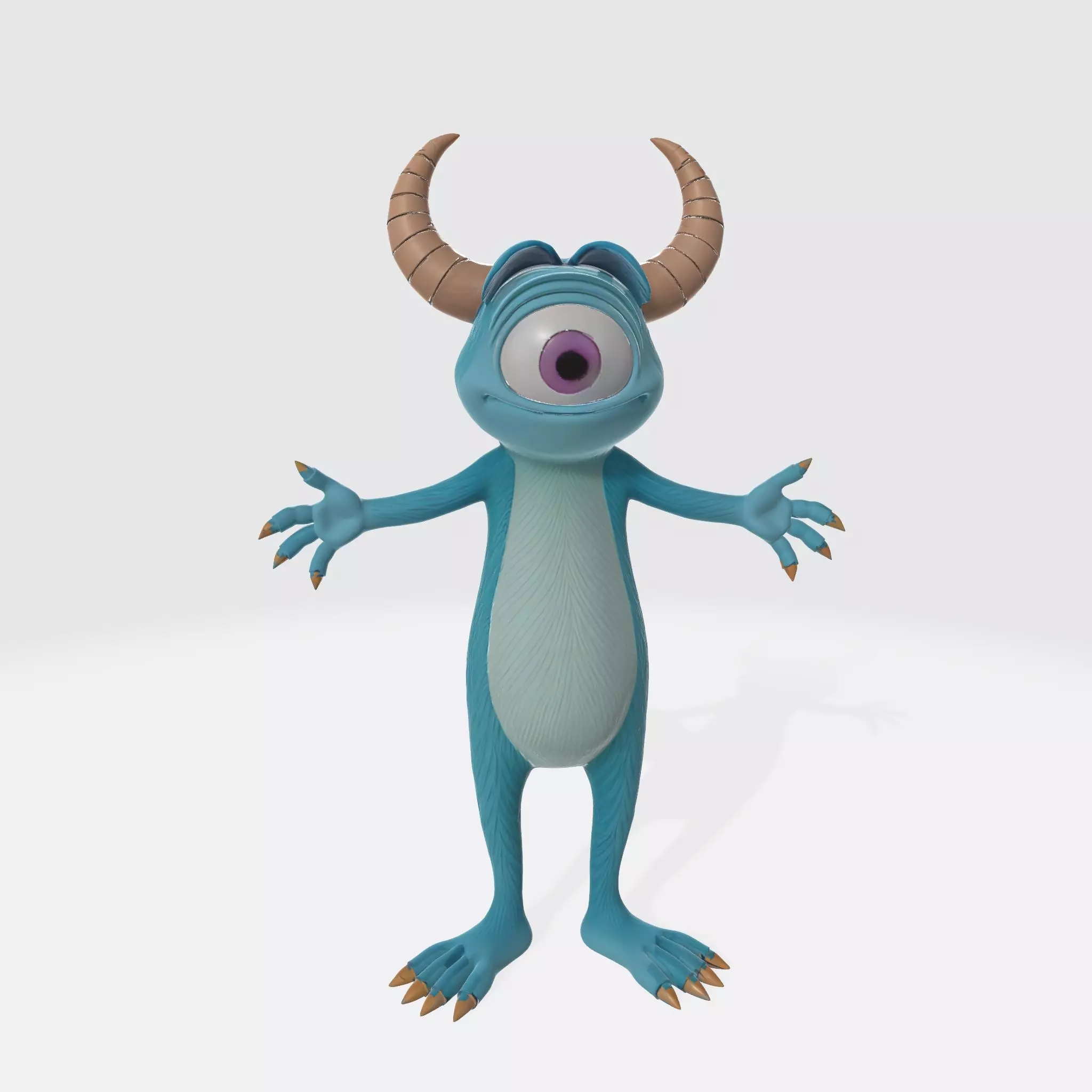 Monster Character 33 Low-poly 3D model_0