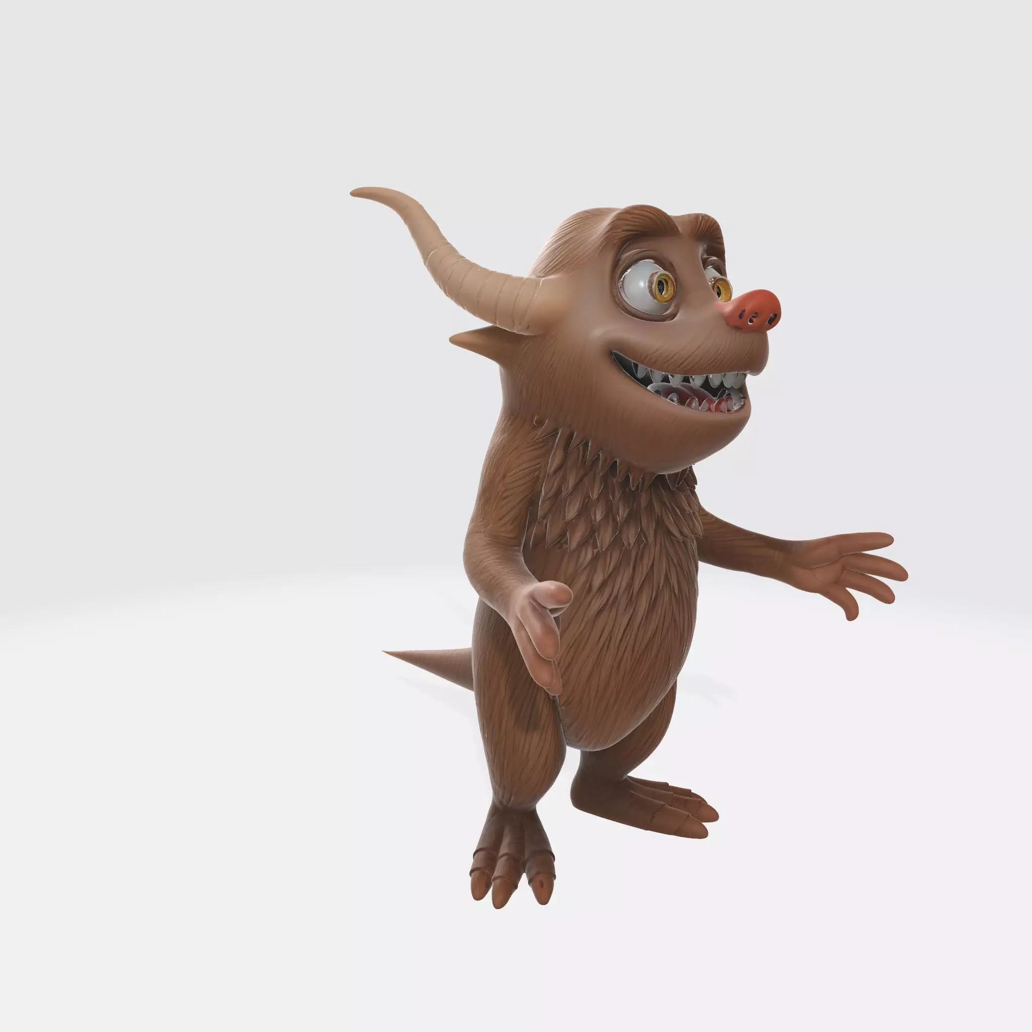 Monster Character 32 Low-poly 3D model_1
