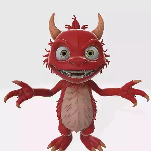 Monster Character 31 Low-poly 3D model