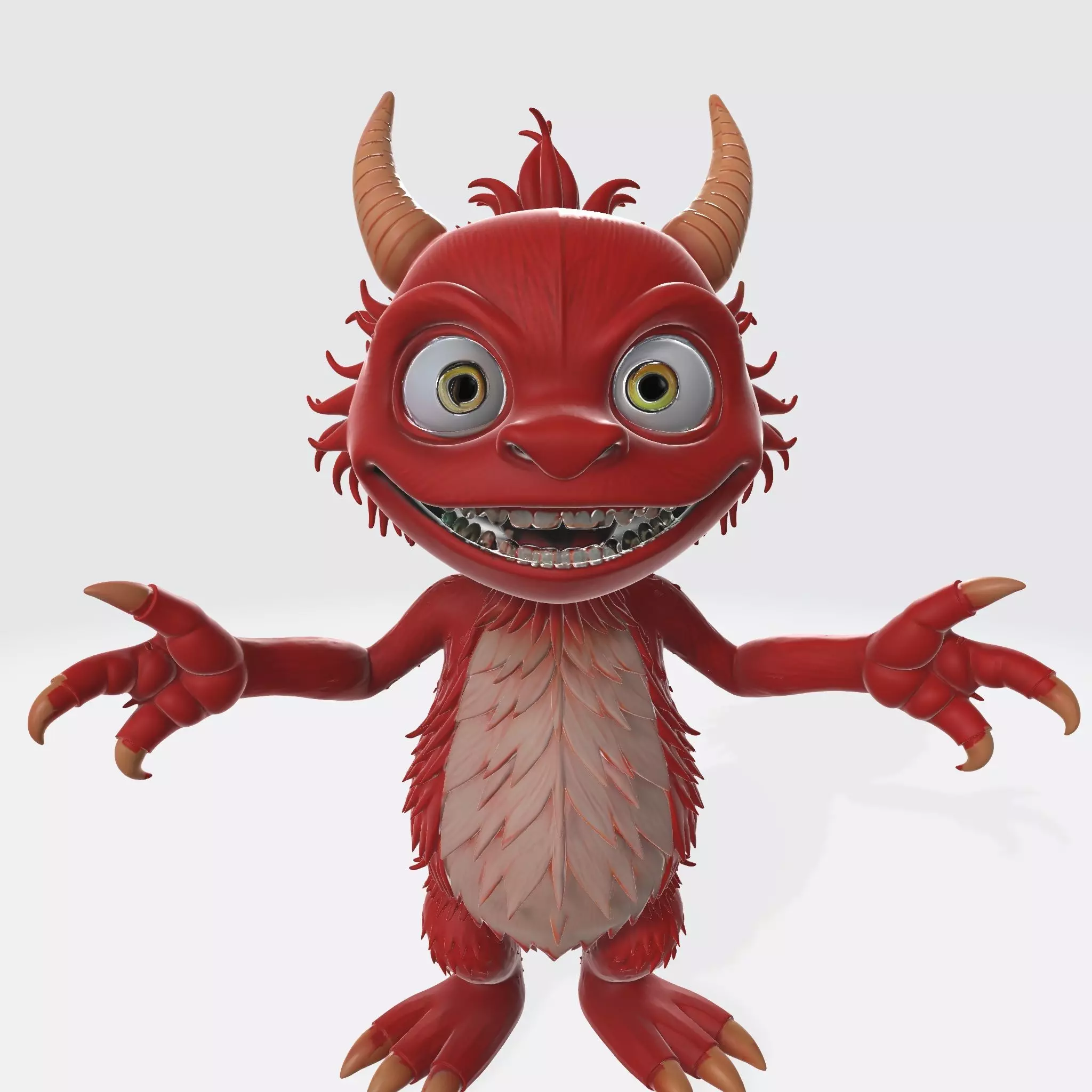 Monster Character 31 Low-poly 3D model_0