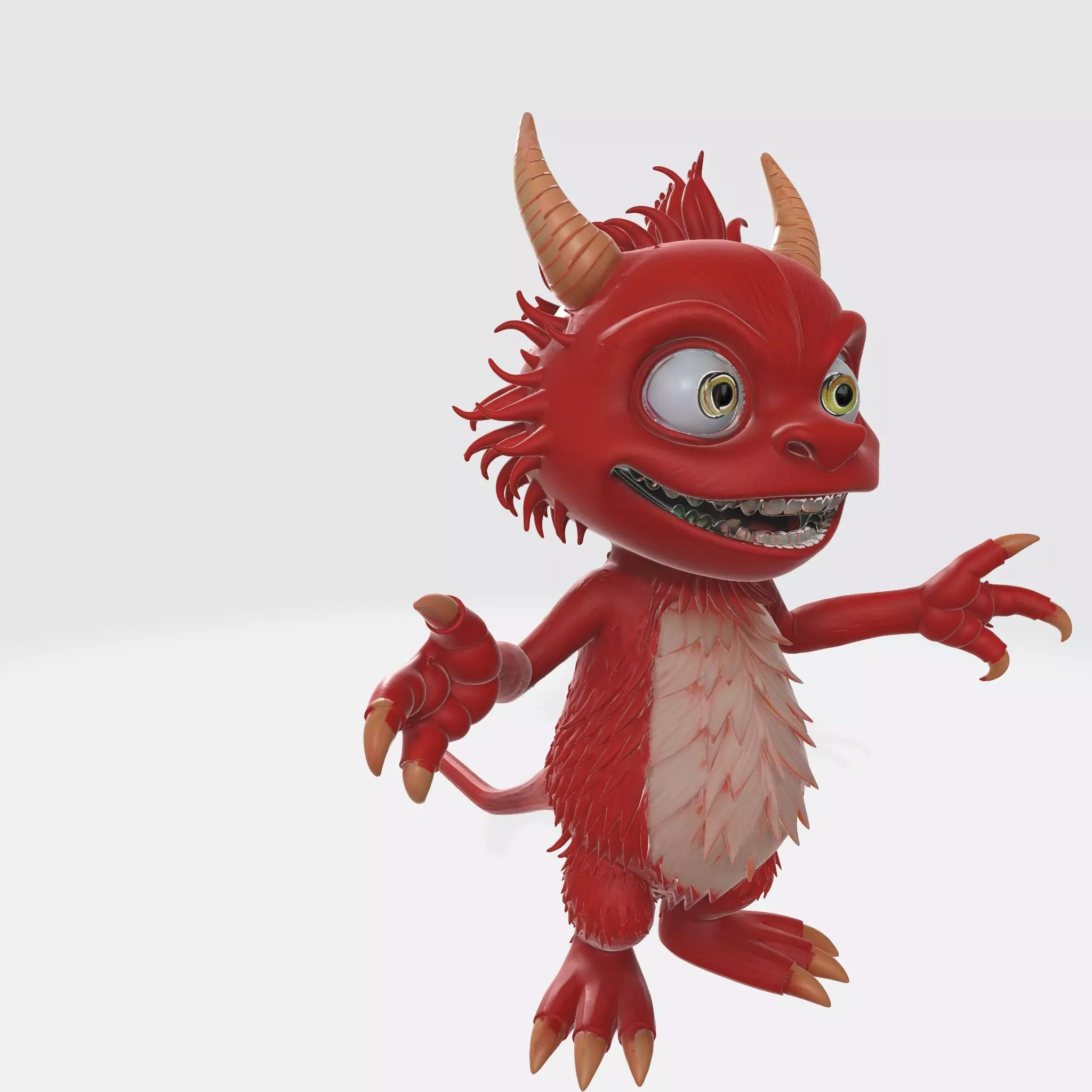 Monster Character 31 Low-poly 3D model_1