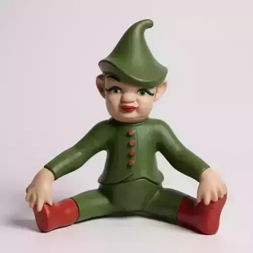 Christmas Elf 3D print model Christmas Elf 3D print model