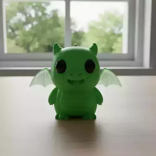 chubby dragon monster