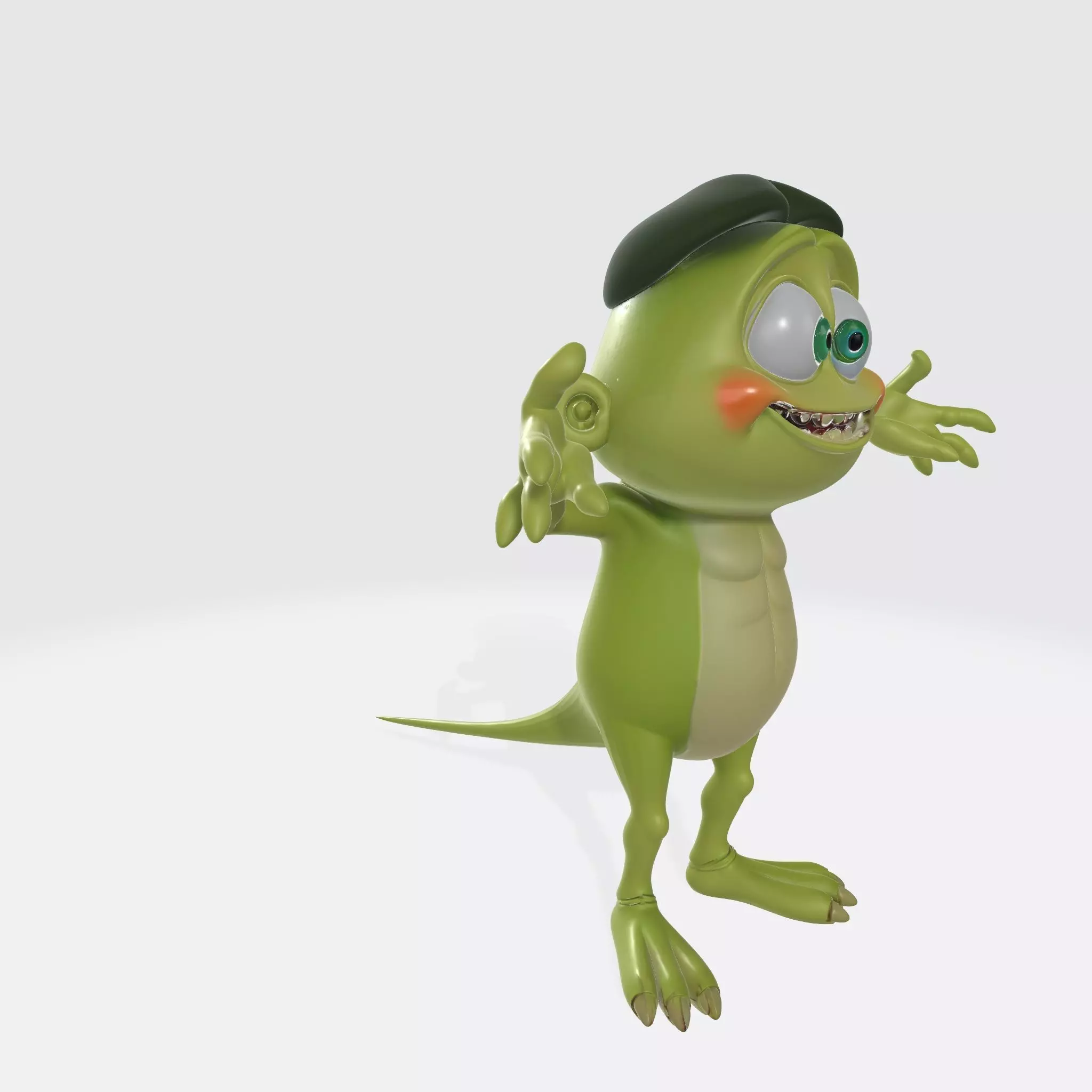 Monster Character 30 Low-poly 3D model_1