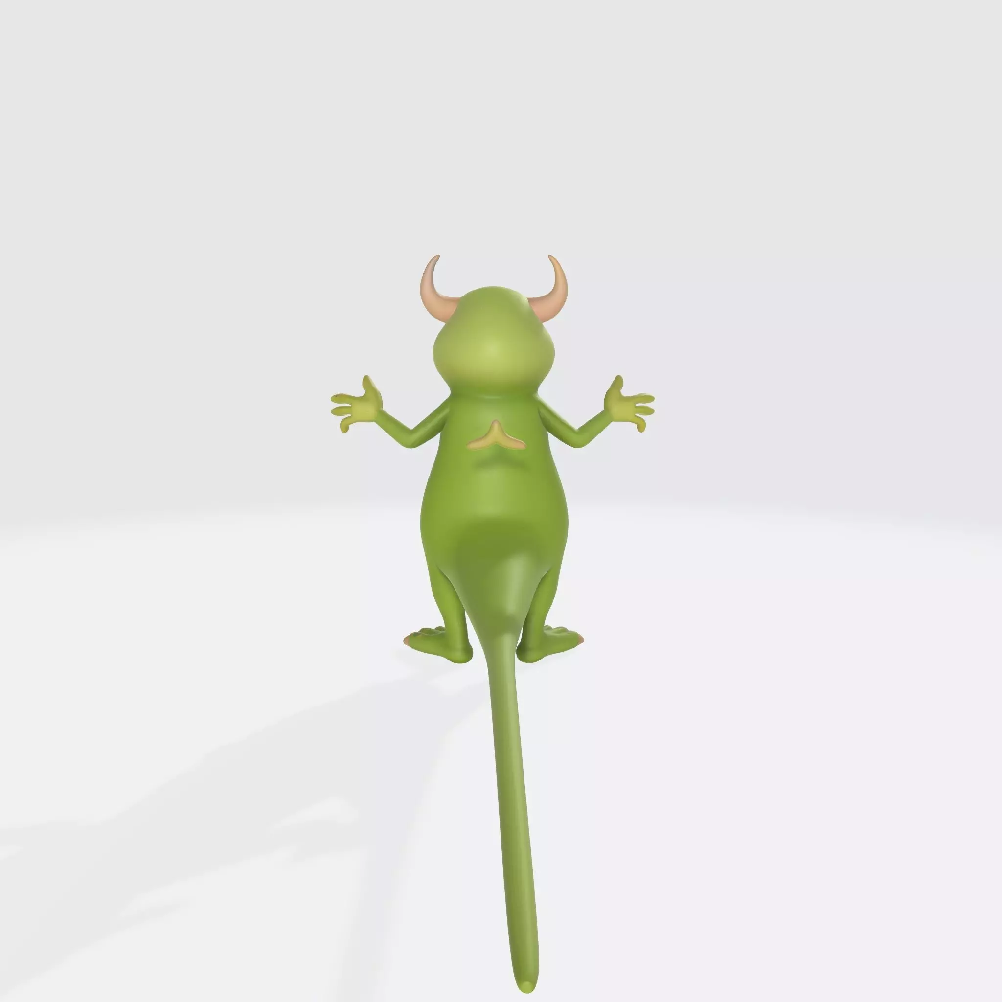 Monster Character 28 Low-poly 3D model_2
