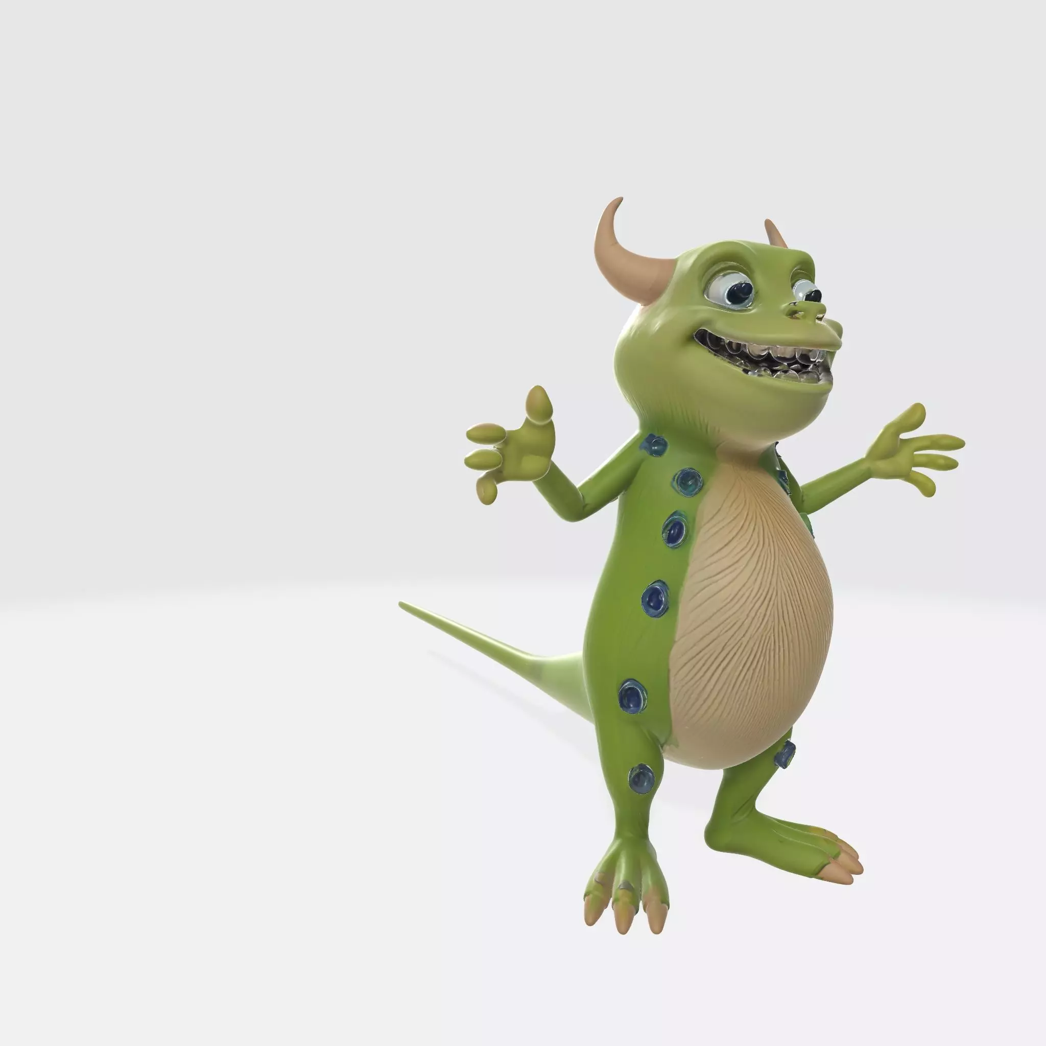Monster Character 28 Low-poly 3D model_1