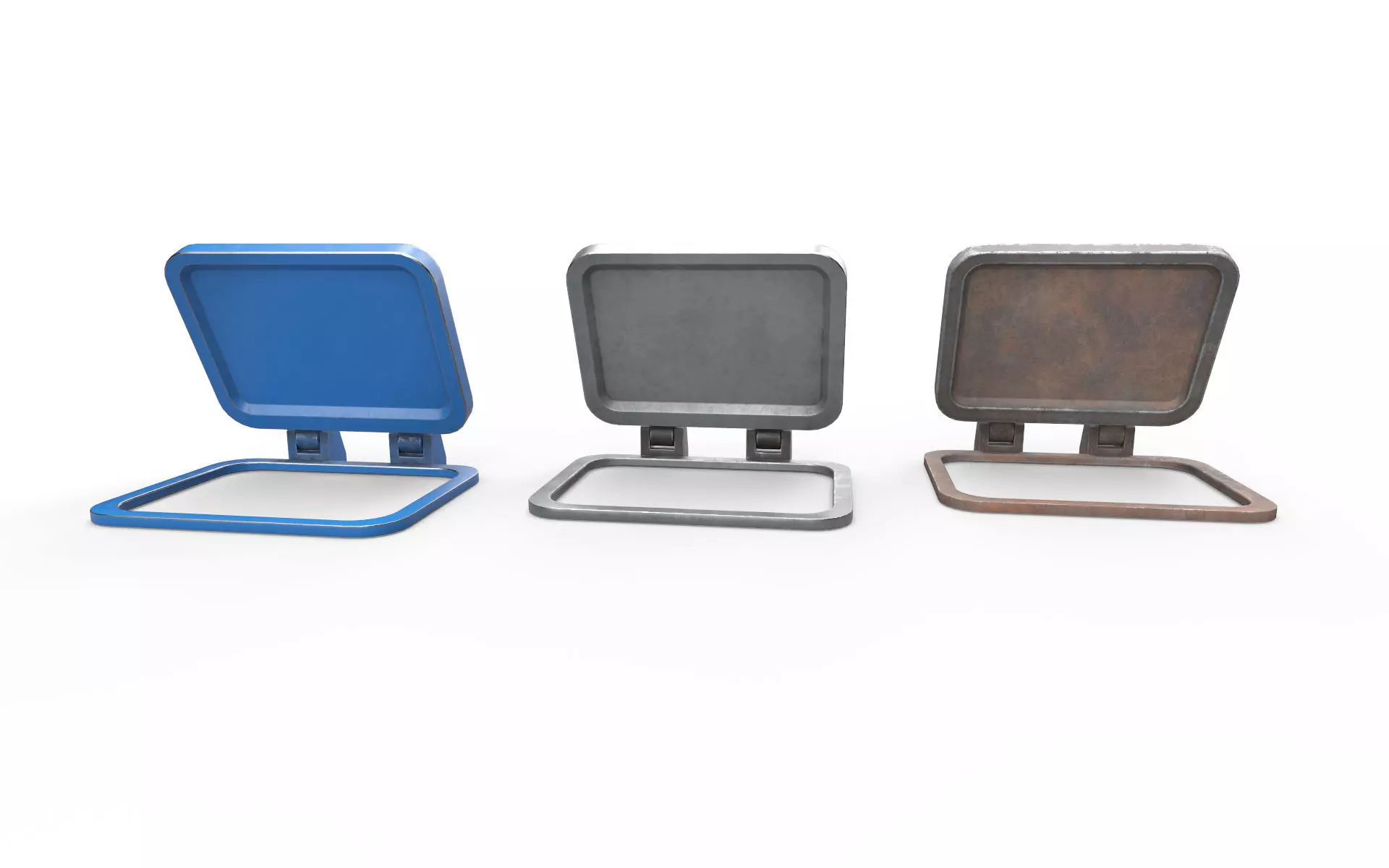 Old Hatch v2 Low-poly 3D model_5