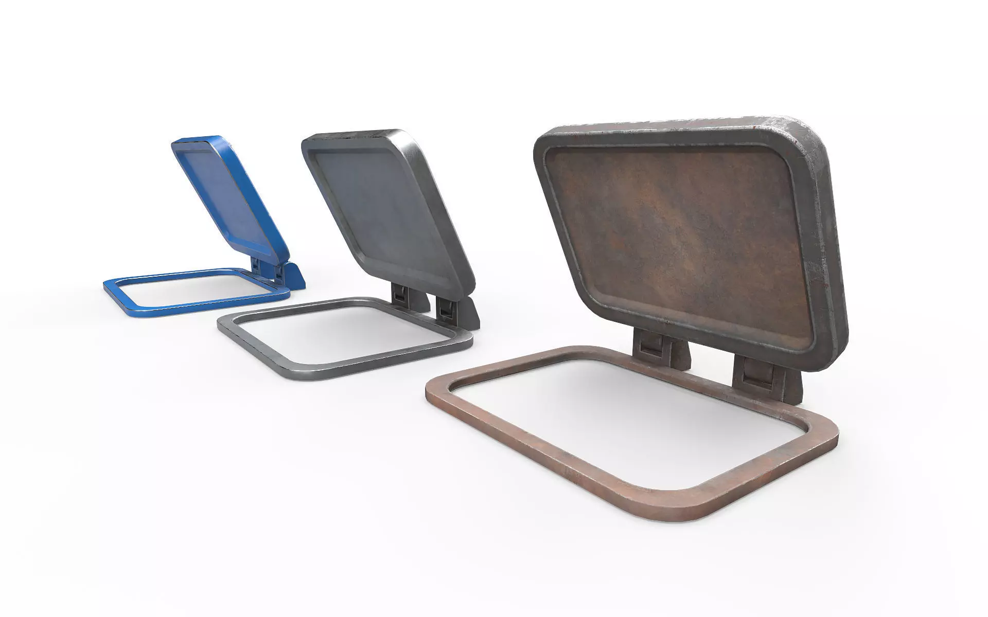 Old Hatch v2 Low-poly 3D model_6