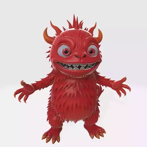 Monster Character 27 Low-poly 3D model