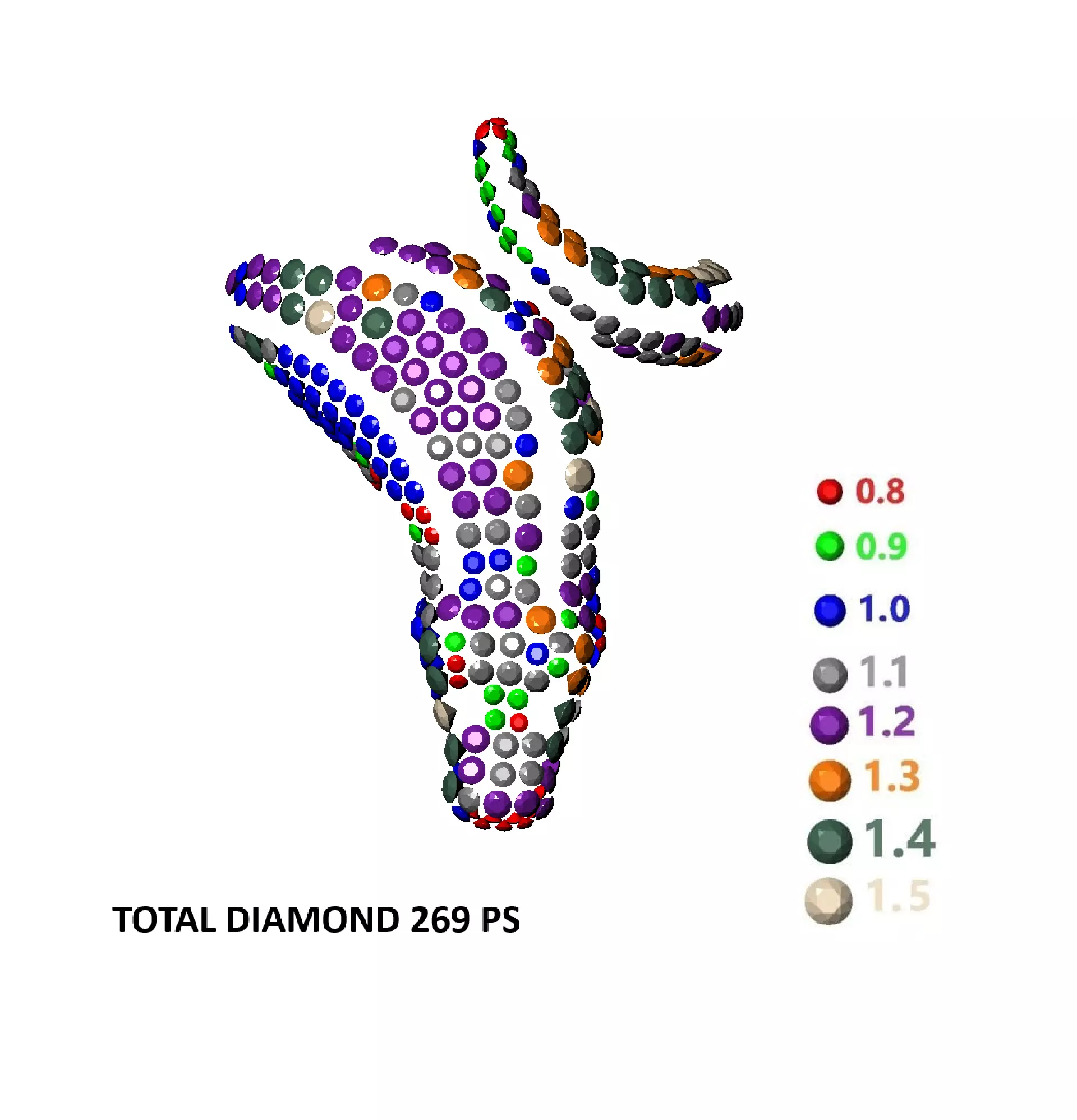 Crocodiles ring 3D print model 3D print model_11