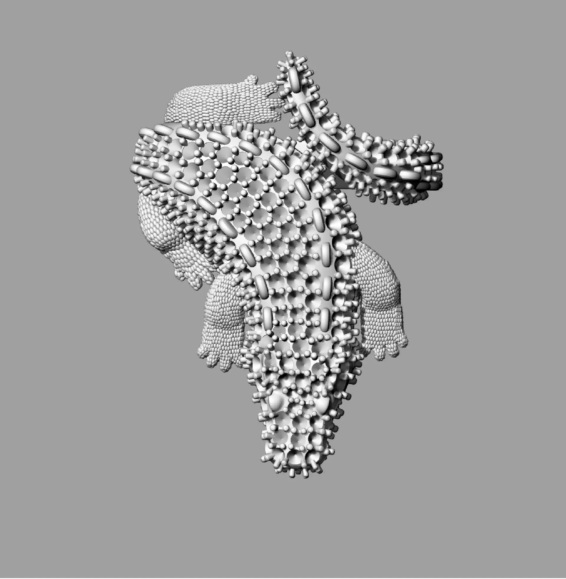 Crocodiles ring 3D print model 3D print model_12
