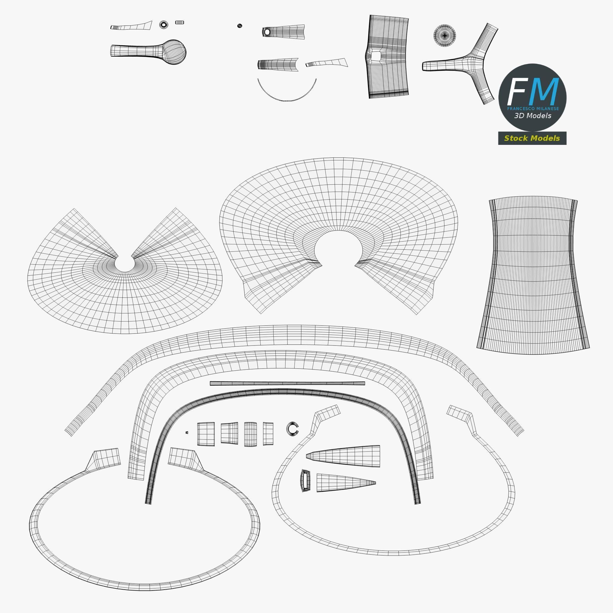 Washbasin sink 3D model_11