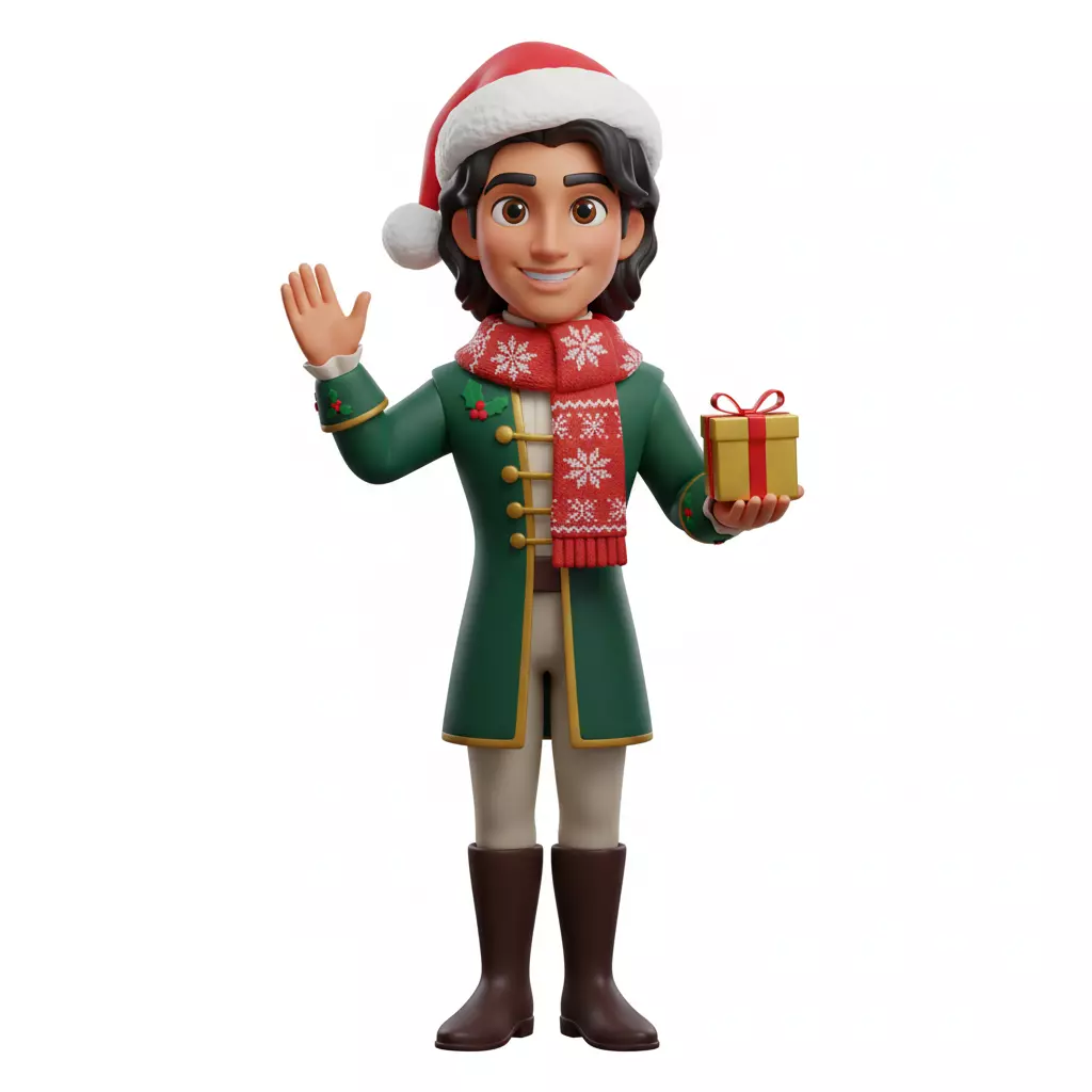 Christmas Prince Naveen 3D Model STL 3D print model_0