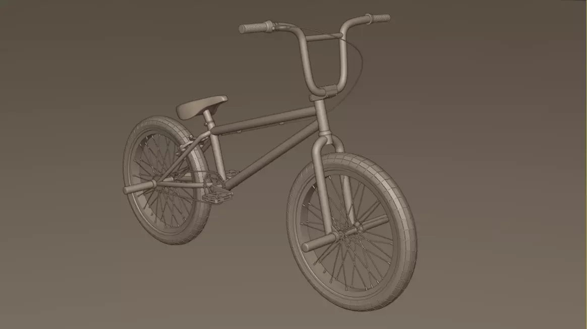 BMX Bicycle 3D model_16
