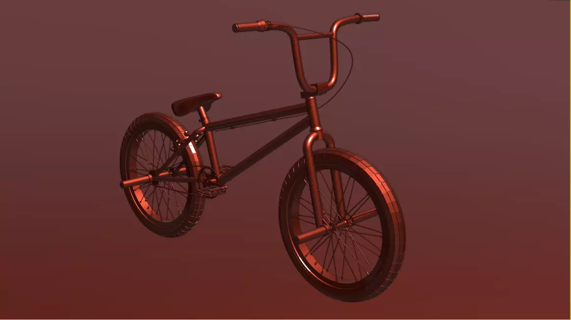 BMX Bicycle 3D model_13