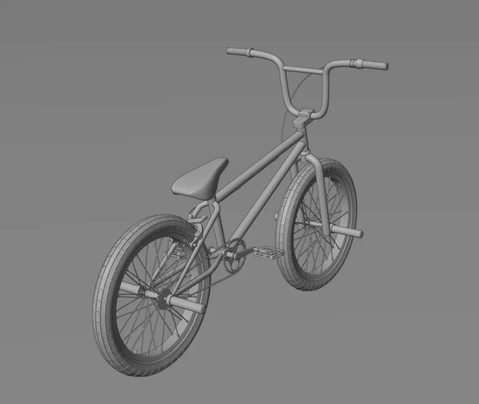 BMX Bicycle 3D model_4