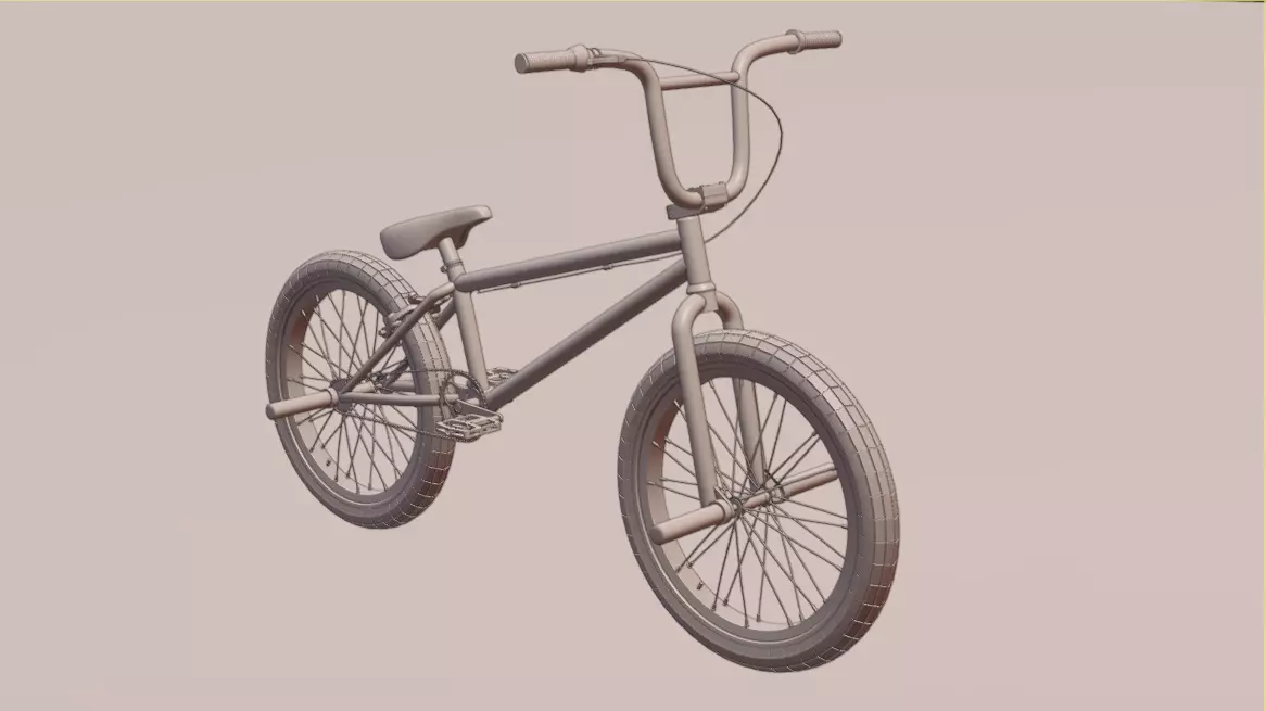 BMX Bicycle 3D model_15