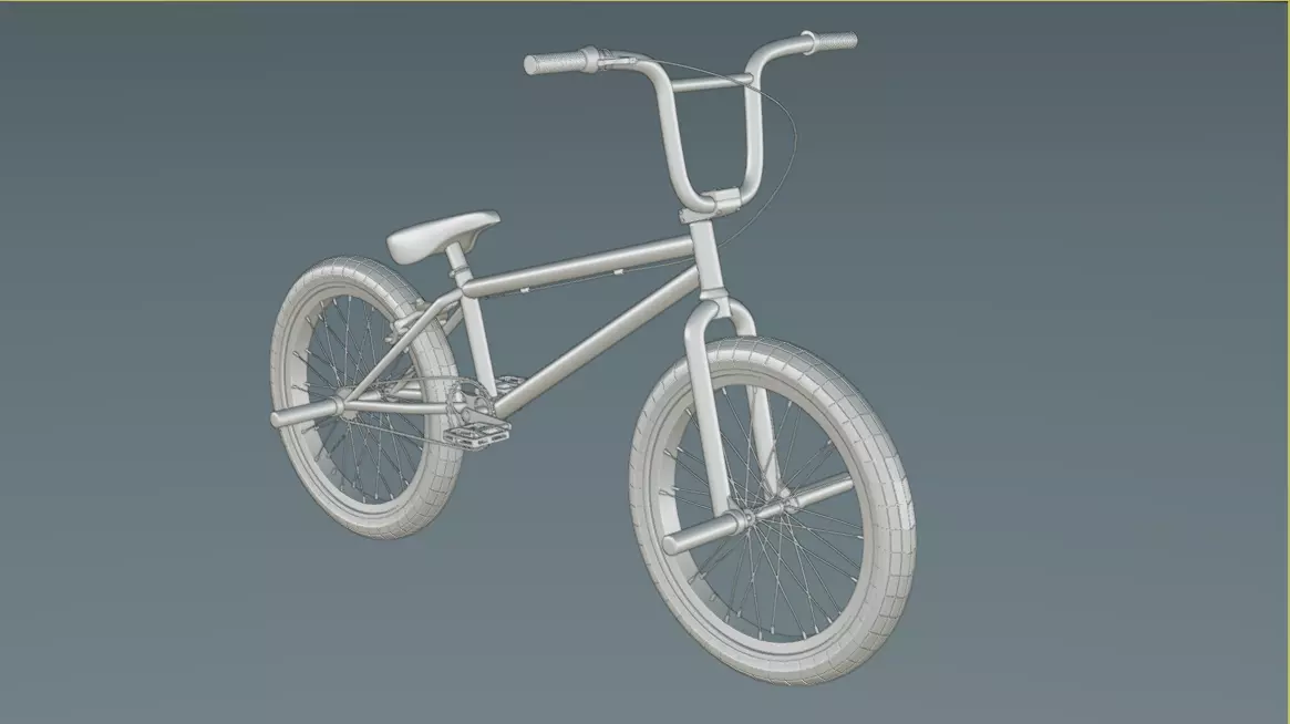 BMX Bicycle 3D model_14