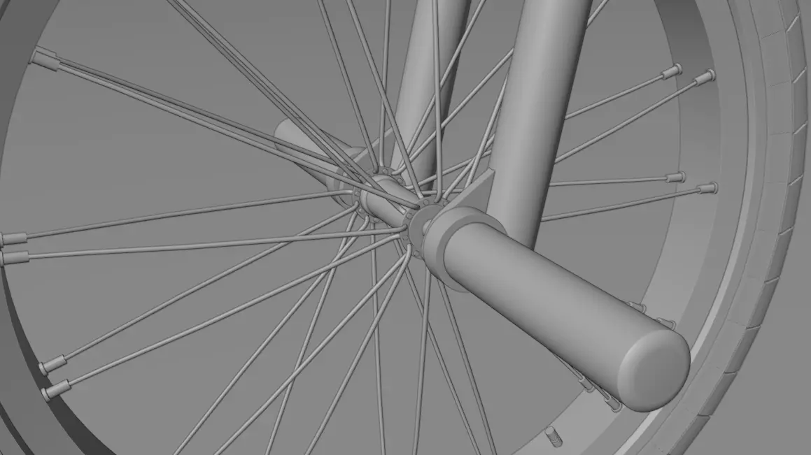 BMX Bicycle 3D model_9