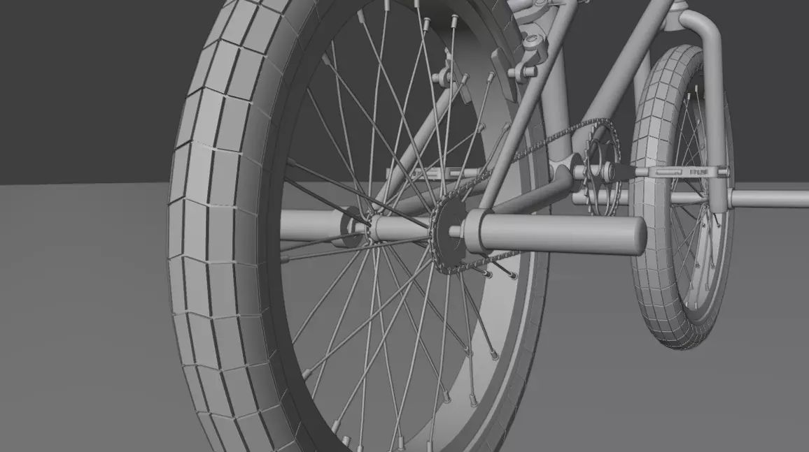 BMX Bicycle 3D model_11