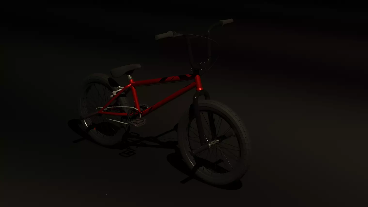 BMX Bicycle 3D model_17