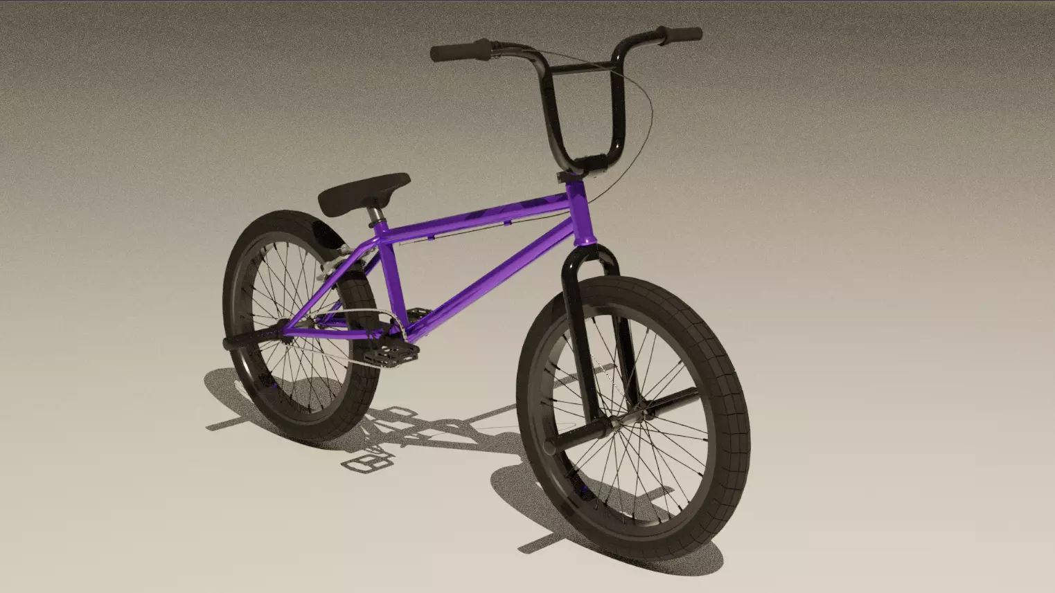 BMX Bicycle 3D model_1