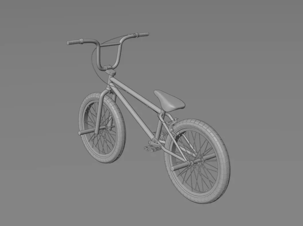 BMX Bicycle 3D model_5