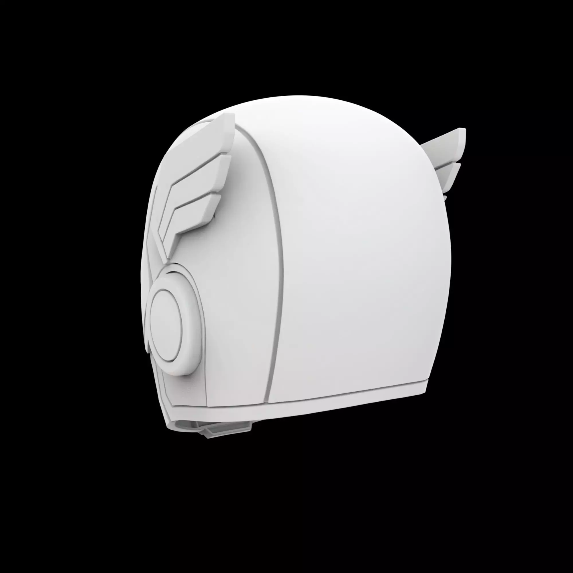 Captain America Stylized Helm 3D Print Model 3D print model_6